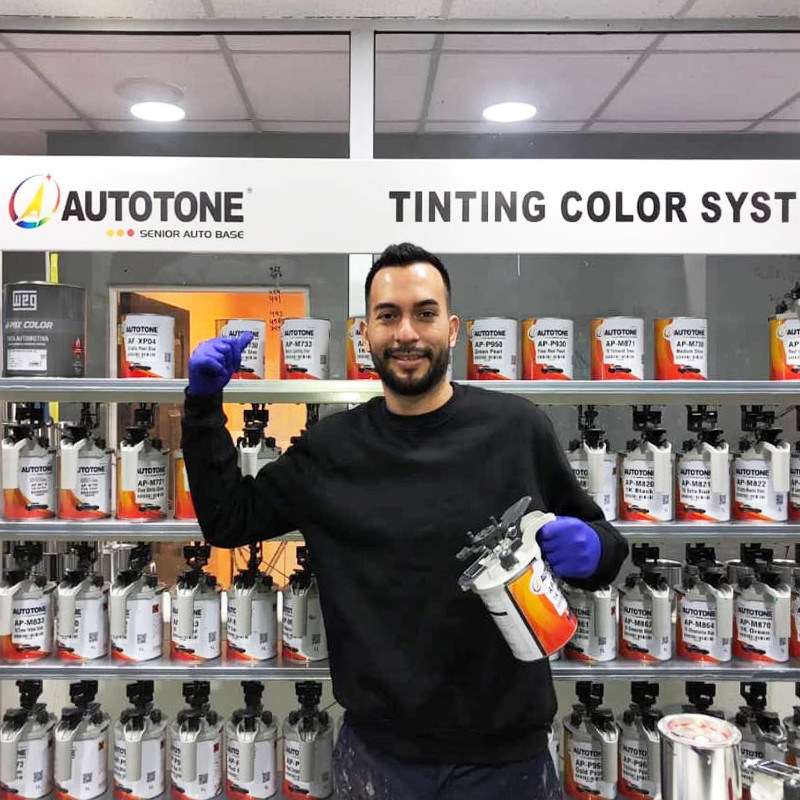 AUTOTONE Paint Mixing Machine with 70 mixing lids , Auto Paint Mixing